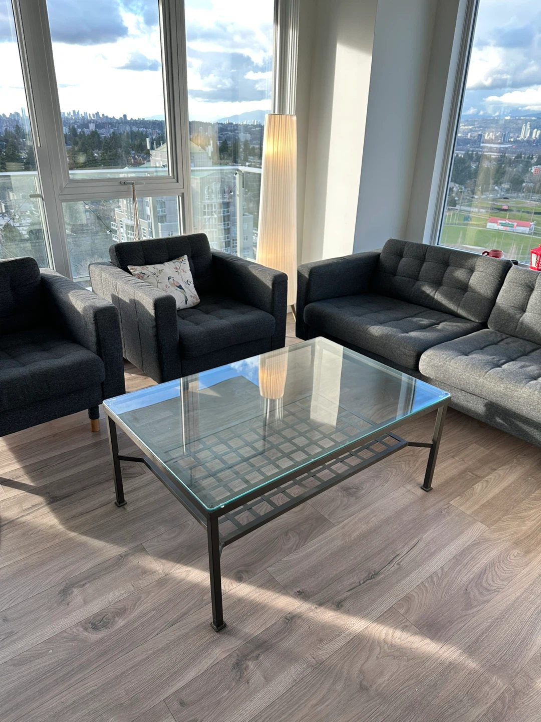 Glass coffee table - photo 2
