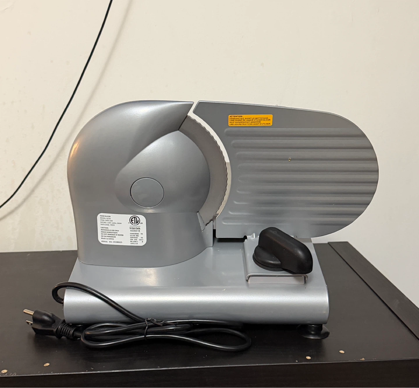 Cuisimax Electric Food Slicer - photo 3