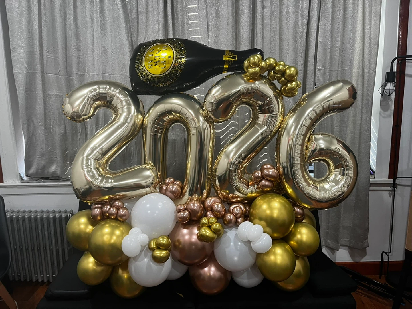 Happy New Year Balloon Arch 2026
