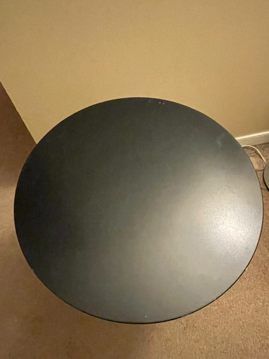 Set of 2 Black Round Side Tables - photo 3