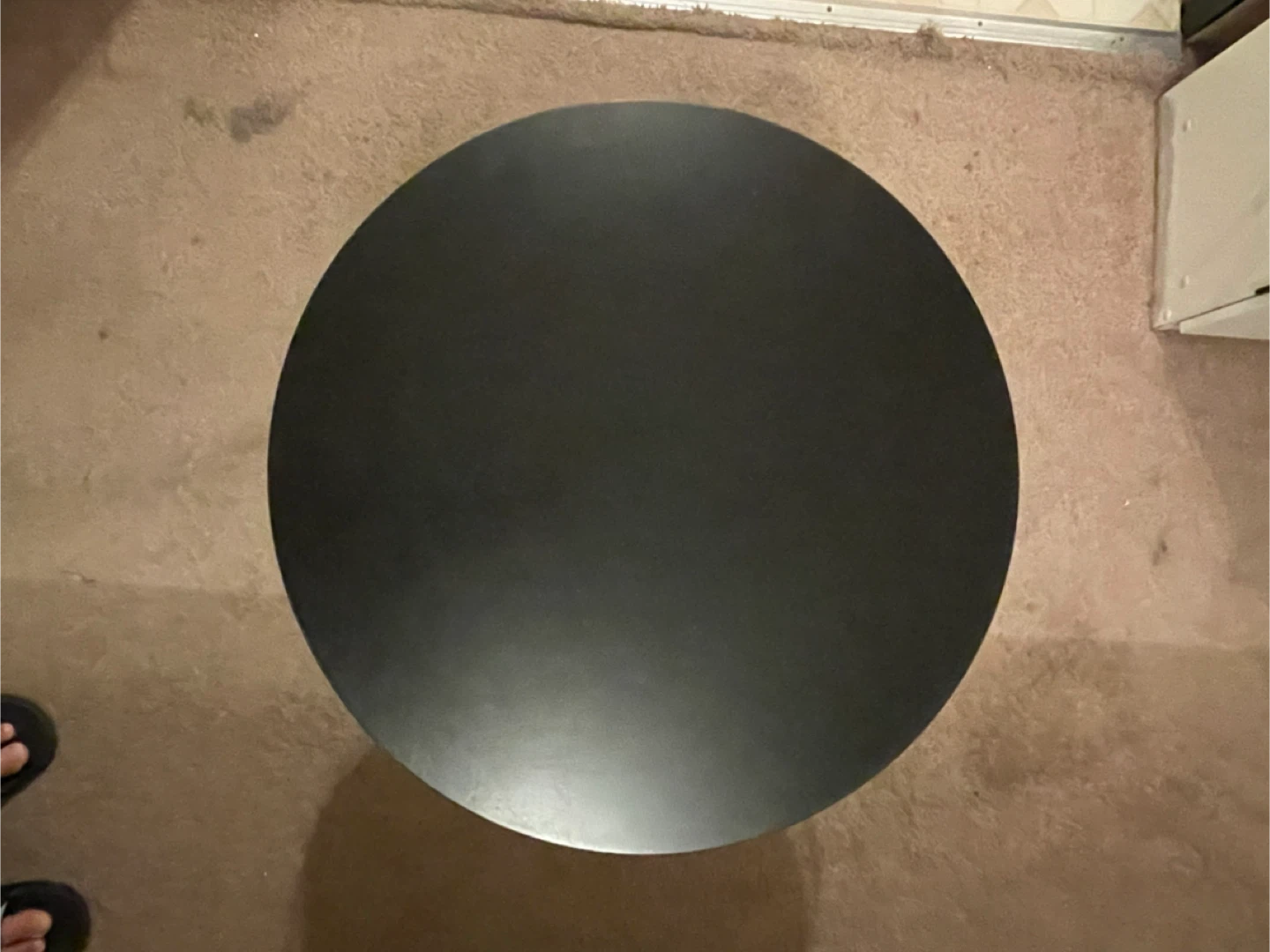 Set of 2 Black Round Side Tables - photo 4