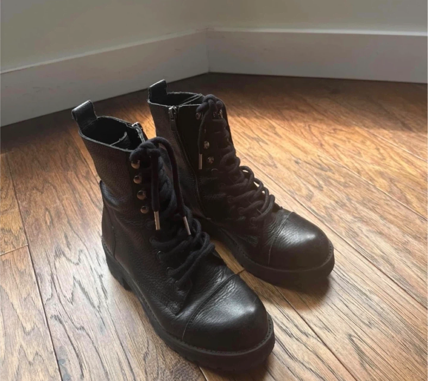 Black Leather Boots