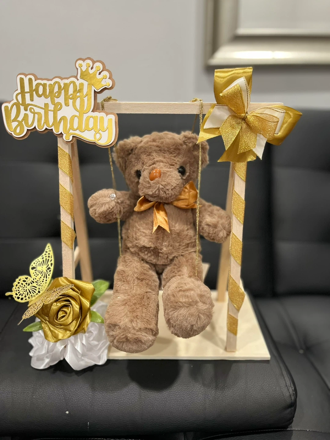 Teddy Bear Swing Decoration