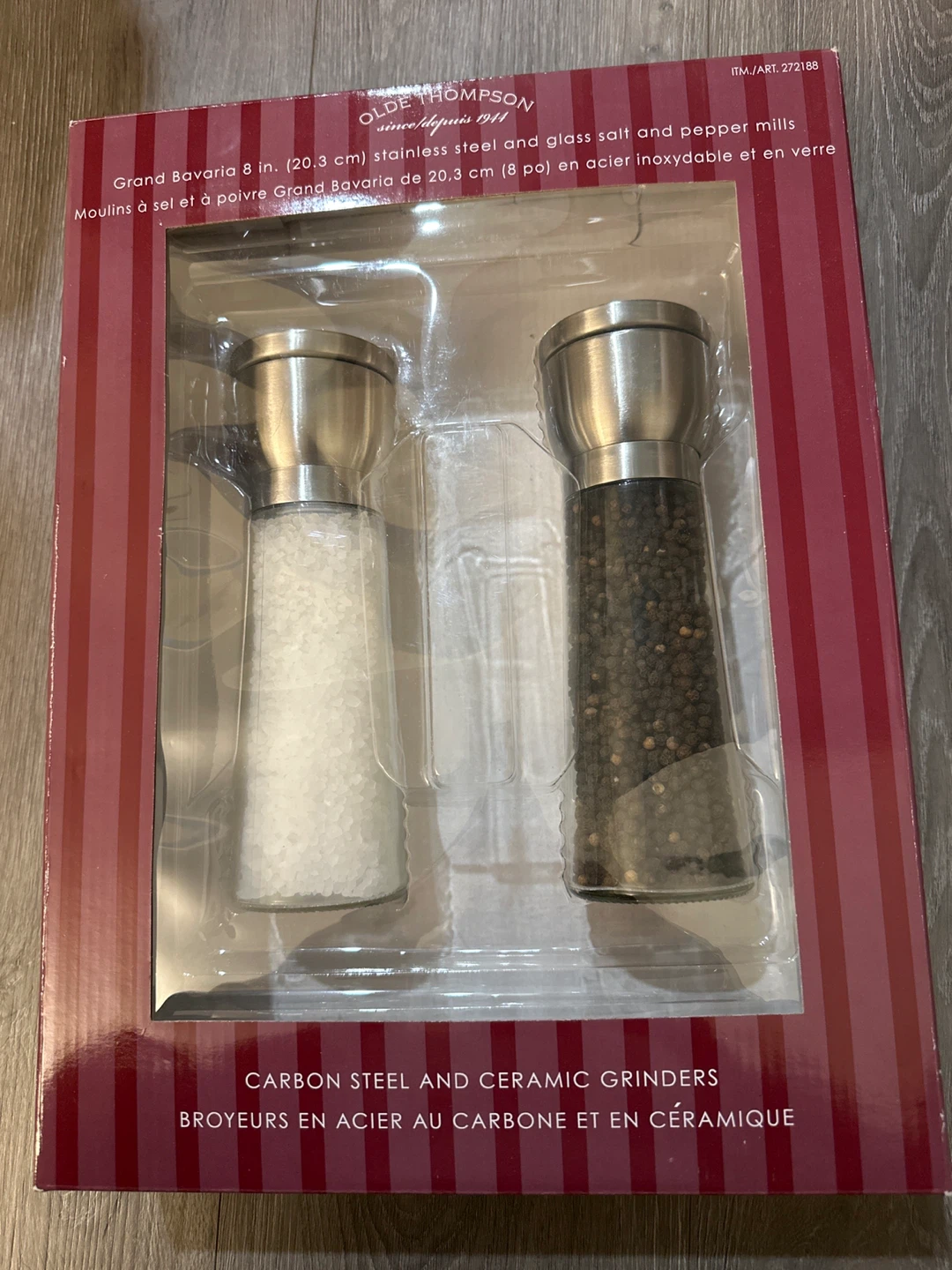 Olde Thompson Grand Bavaria Salt and Pepper Mills