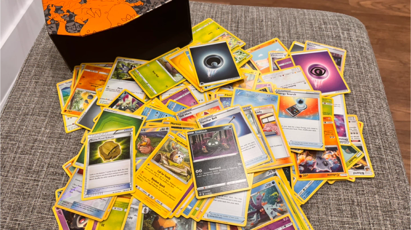 Assorted Pokémon Trading Cards