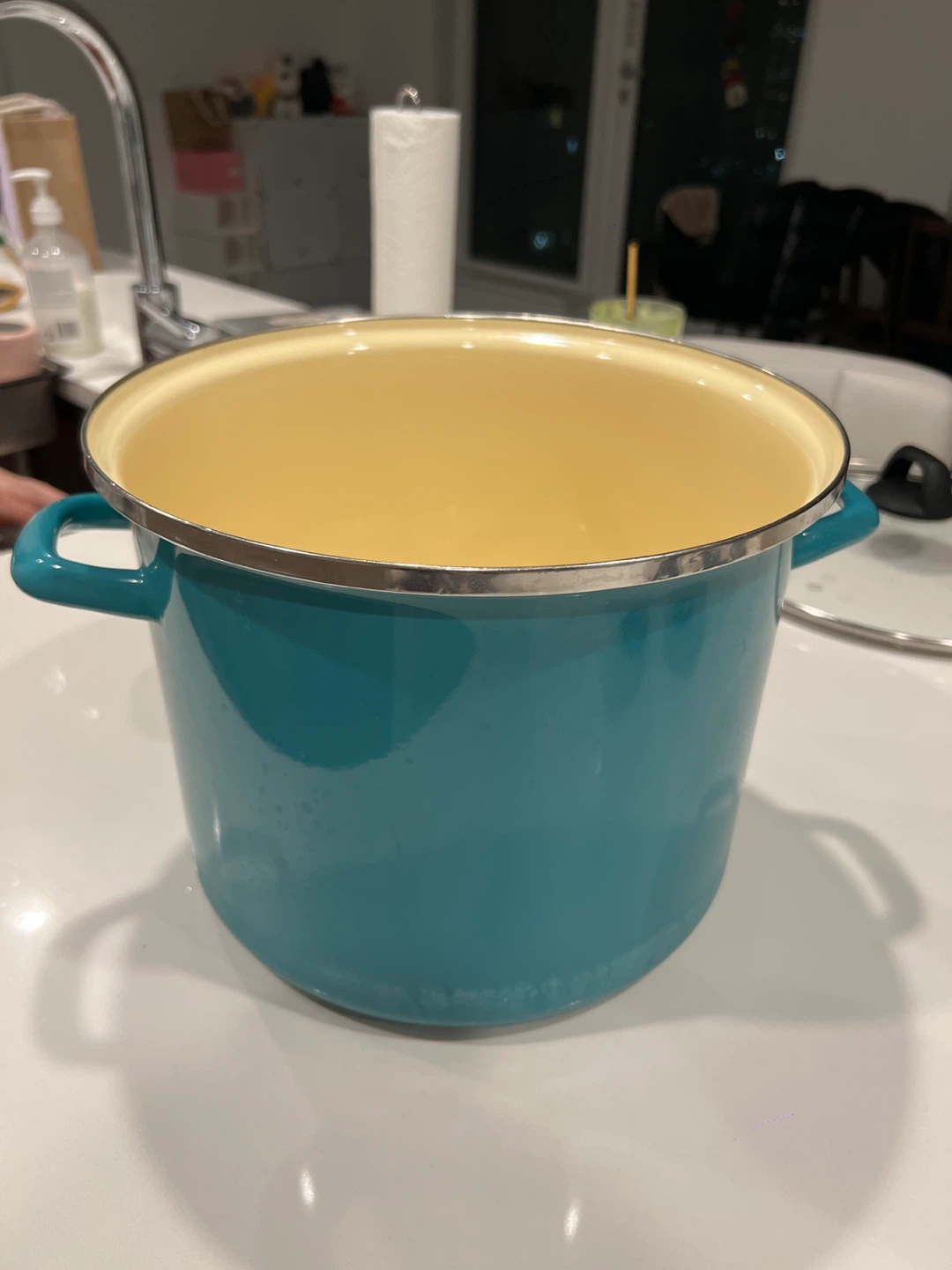 Large Enamel Stock Pot no lid