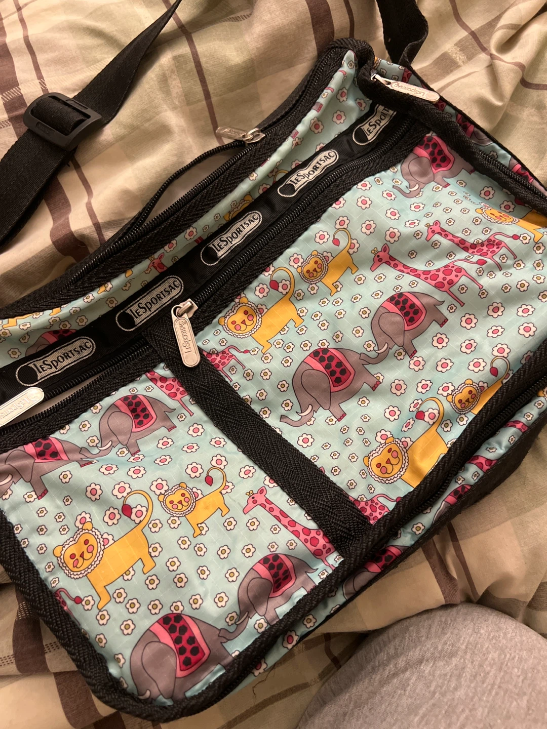 LeSportsac Kids Animal Print Crossbody Bag