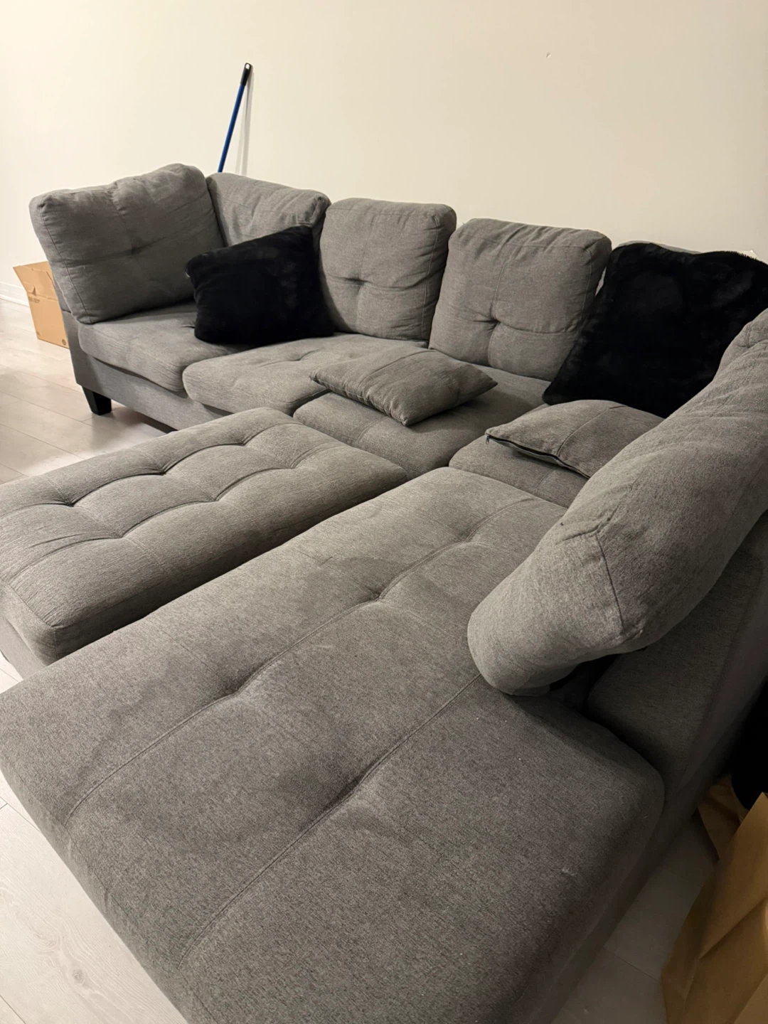 Gray Sectional Sofa