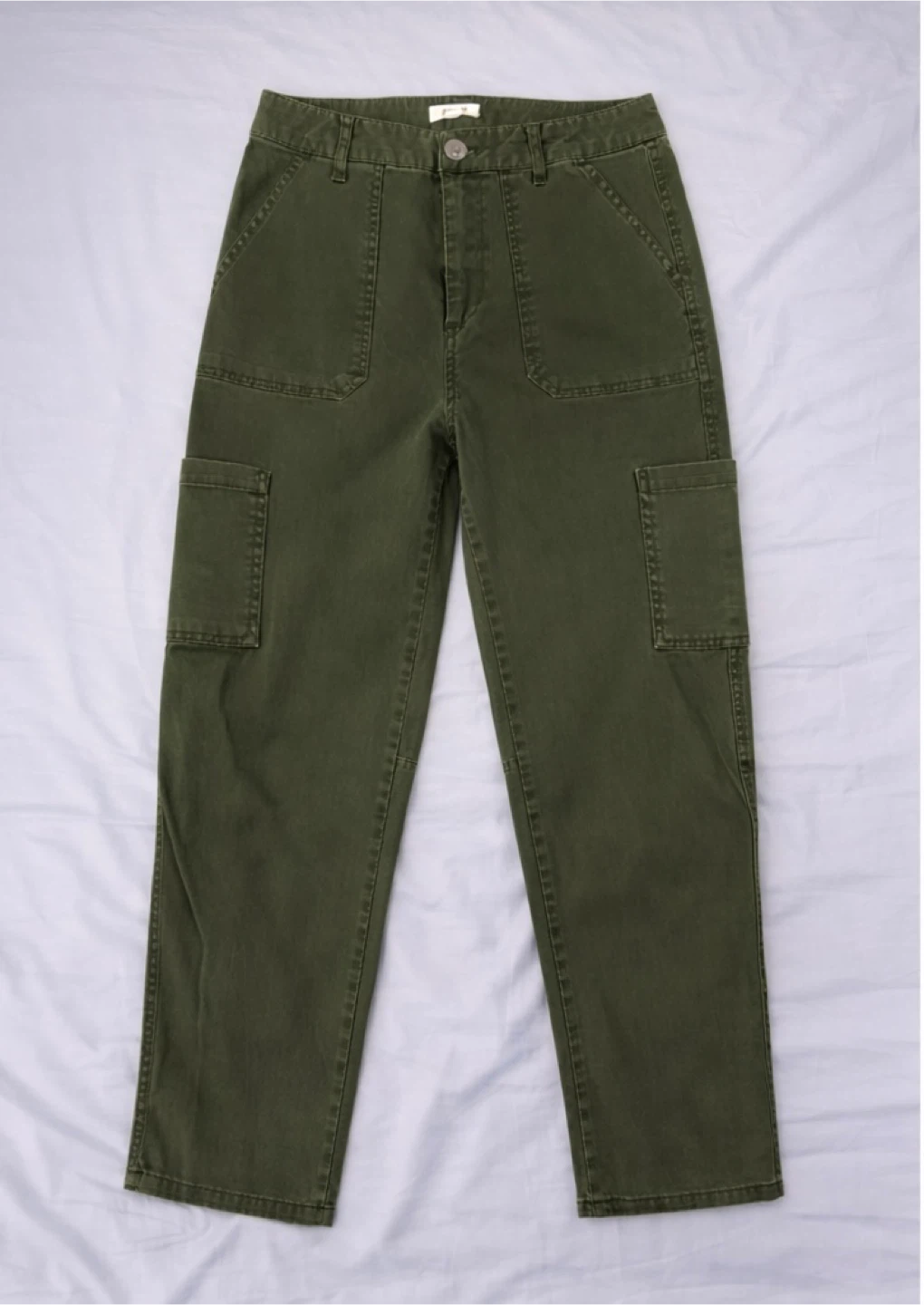 Garage Olive Green Cargo Pants - like new - photo 3