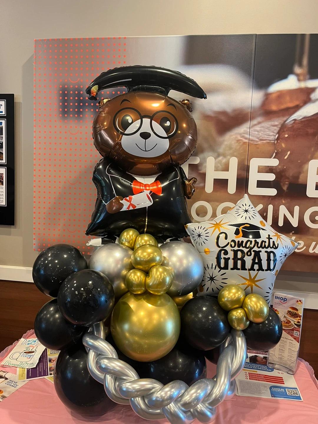 Graduation Bear Balloon Arrangement - photo 2