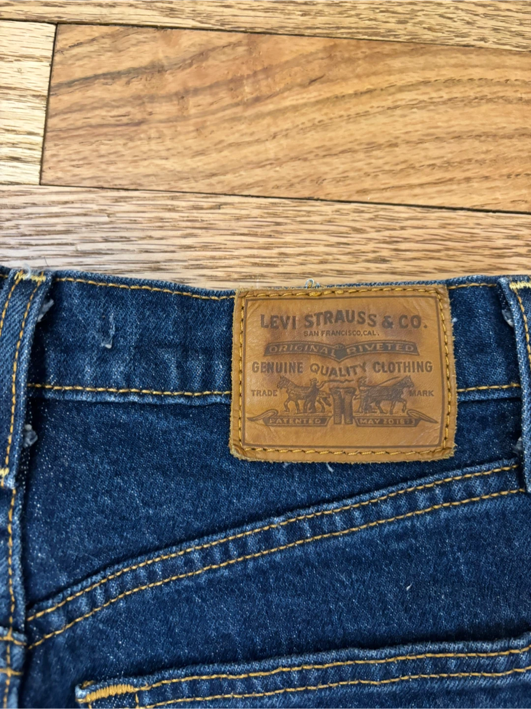 Levi's Women's 501 High Rise Straight Leg Jeans Dark Wash Denim - photo 2