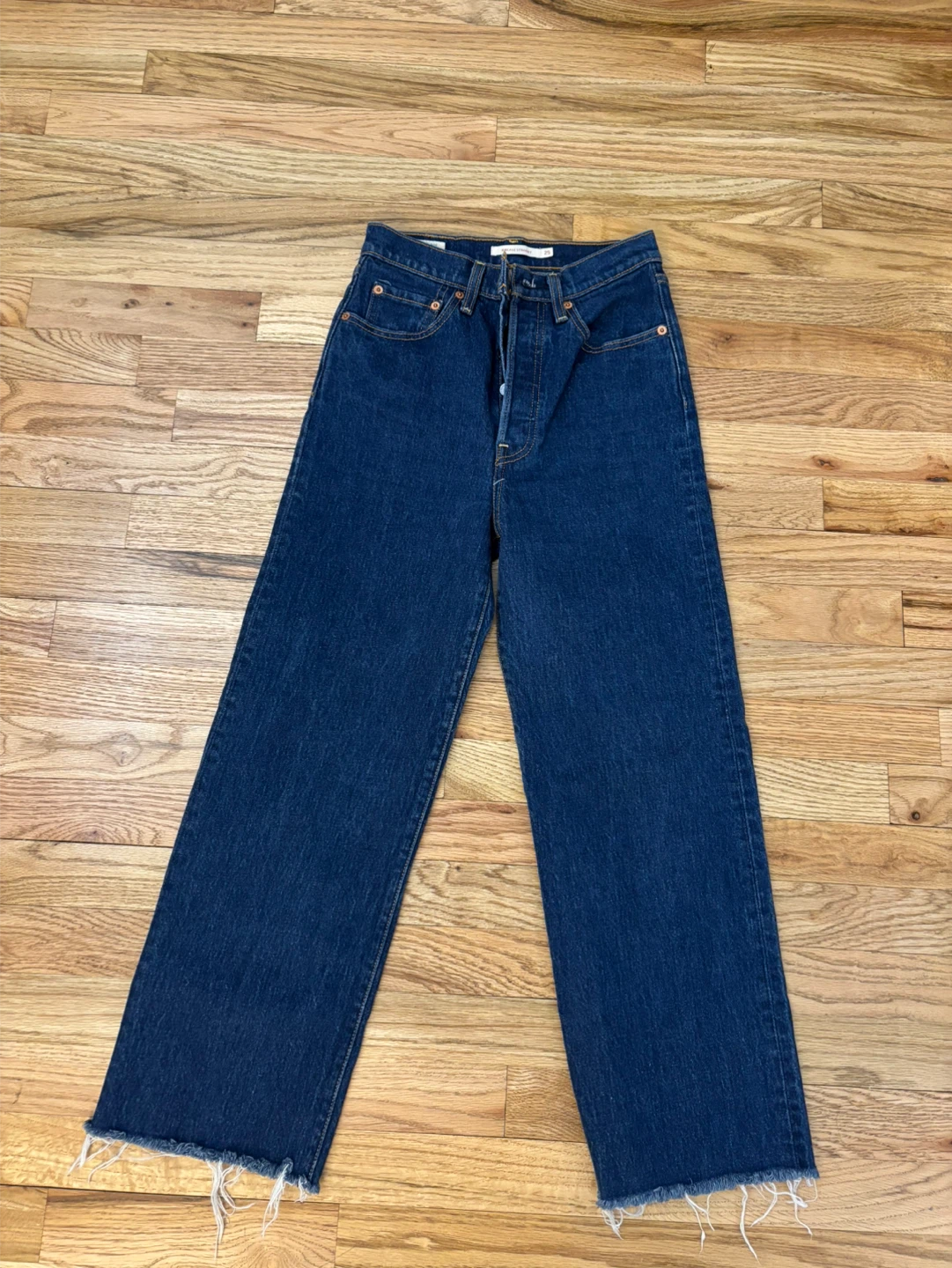 Levi's Women's 501 High Rise Straight Leg Jeans Dark Wash Denim - photo 4