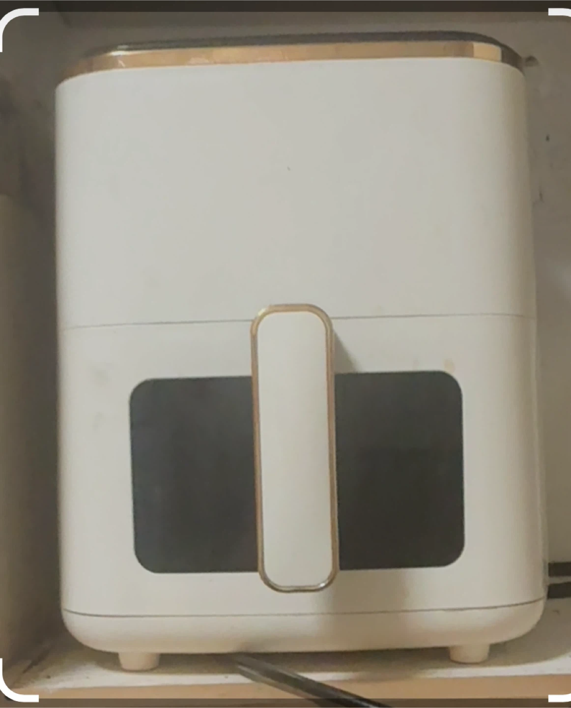 Vewior Air Fryer - White & Gold