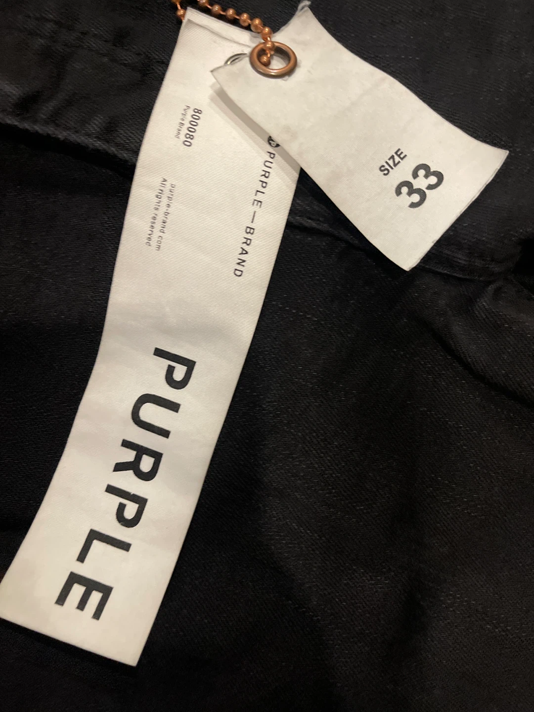 Purple Brand Black Jeans Size 33 - photo 2