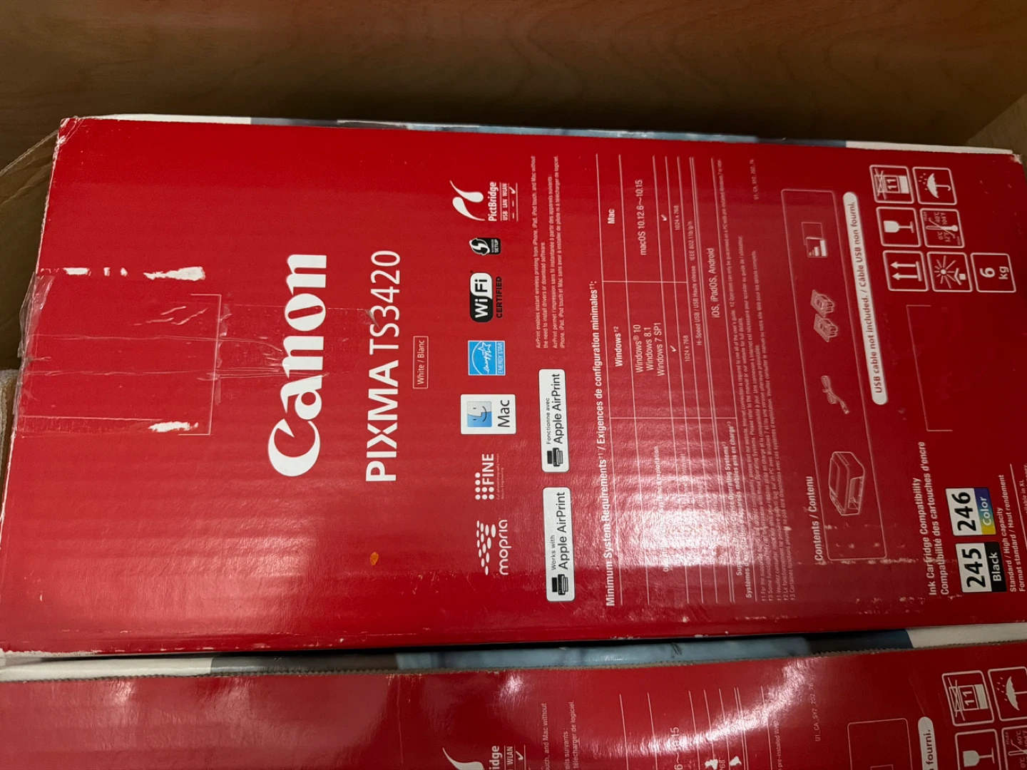 Canon PIXMA TS3420 All-in-One Printer White