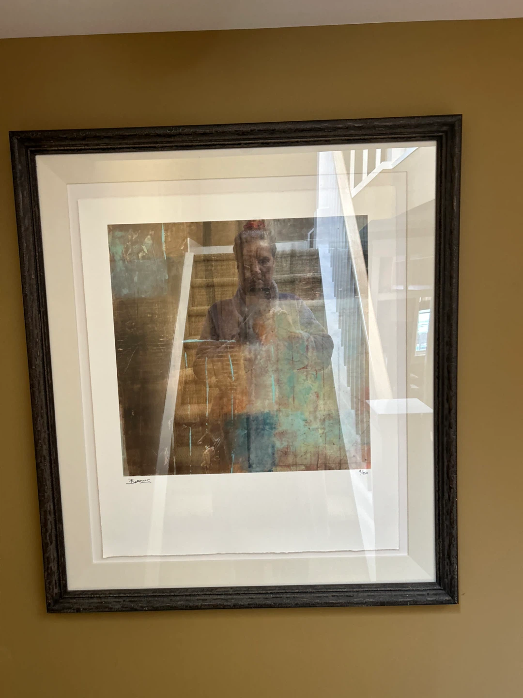 Framed Abstract Art Print - photo 2