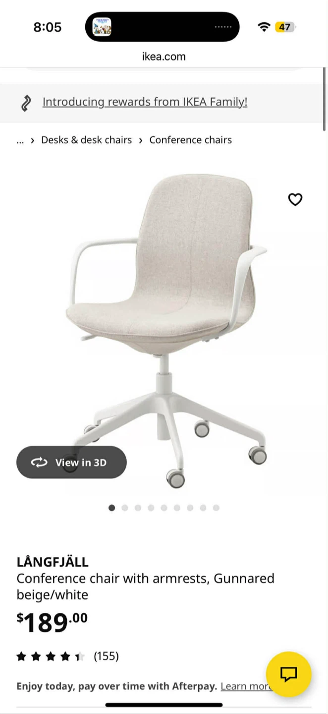 IKEA LÄNGFJÄLL Office Chair - photo 3