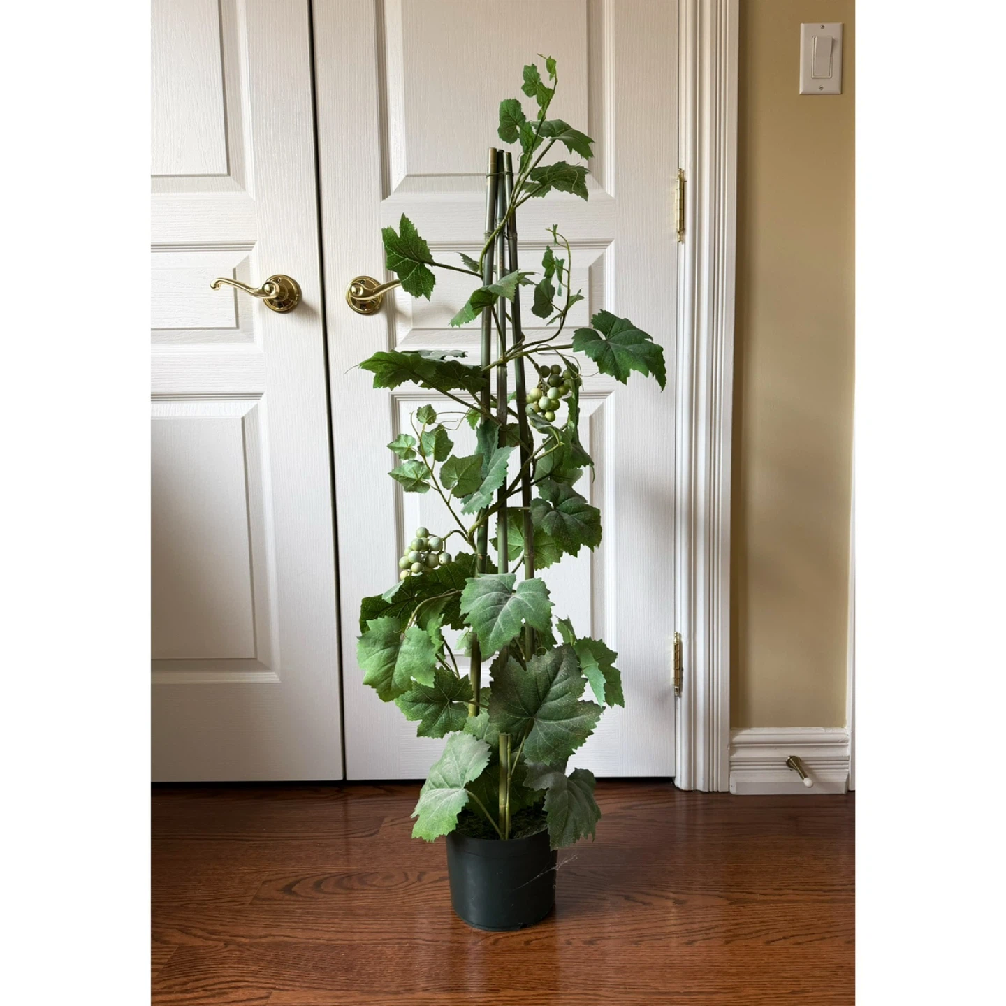 Tall artificial grape vine plant home decor bamboo