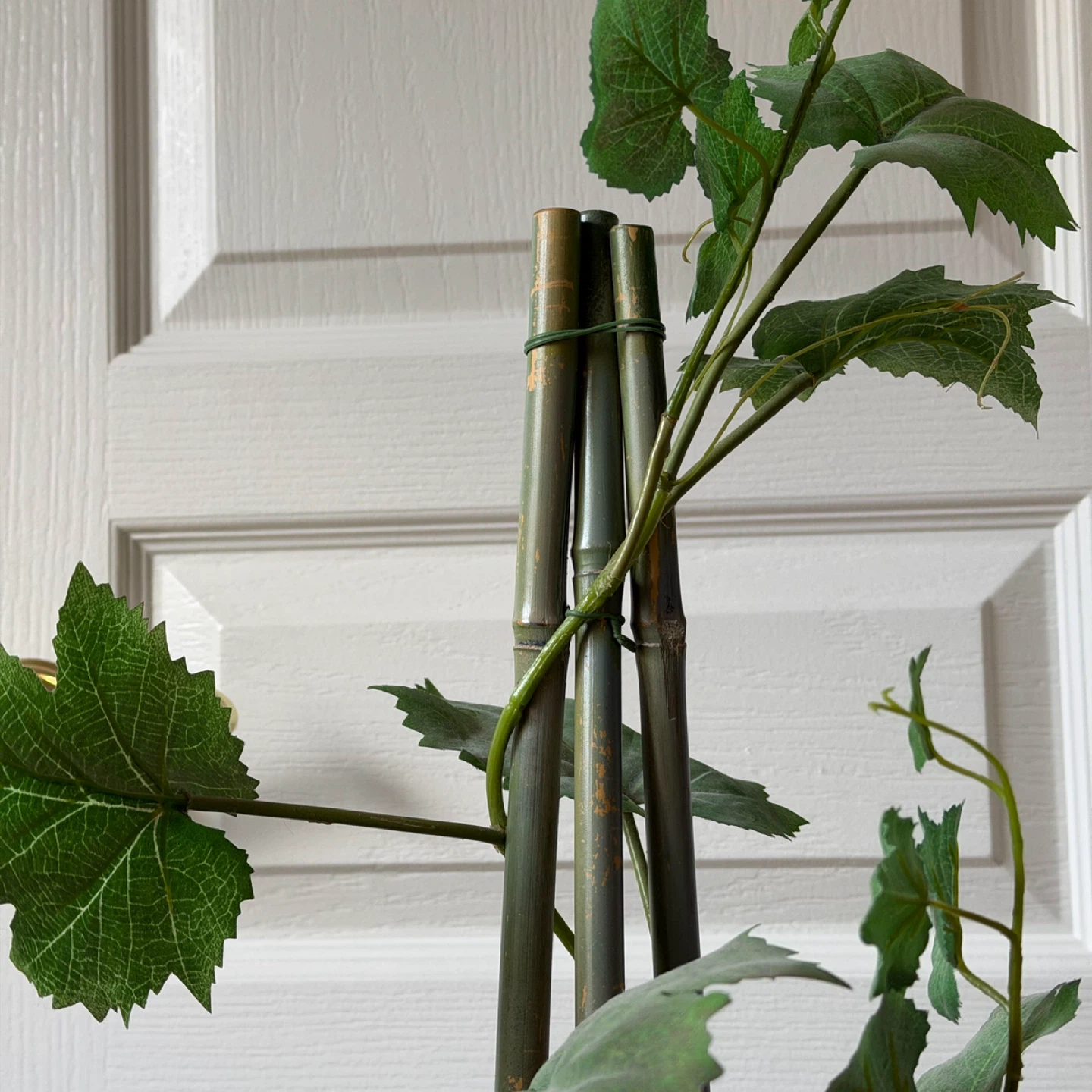 Tall artificial grape vine plant home decor bamboo - photo 3