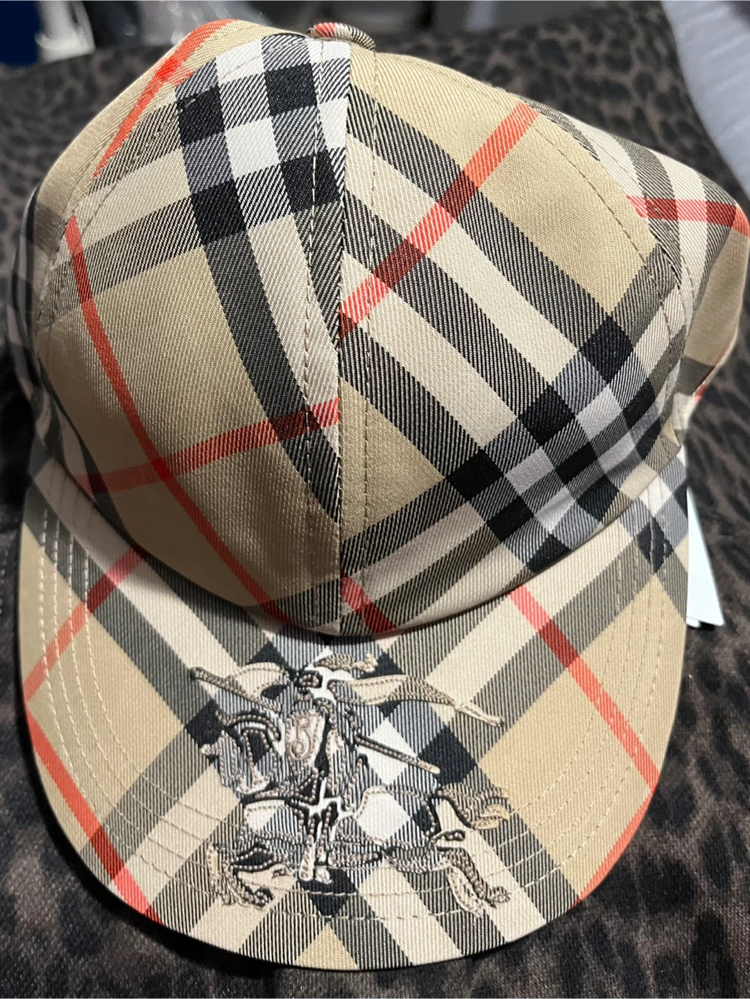 Burberry Nova Check Baseball Cap