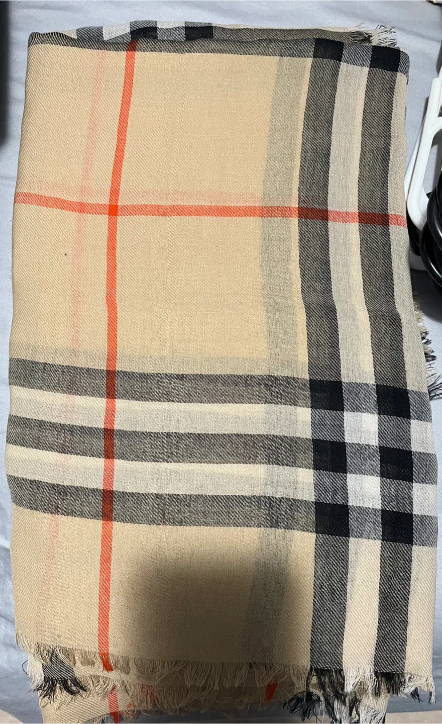 Burberry Checkered Scarf