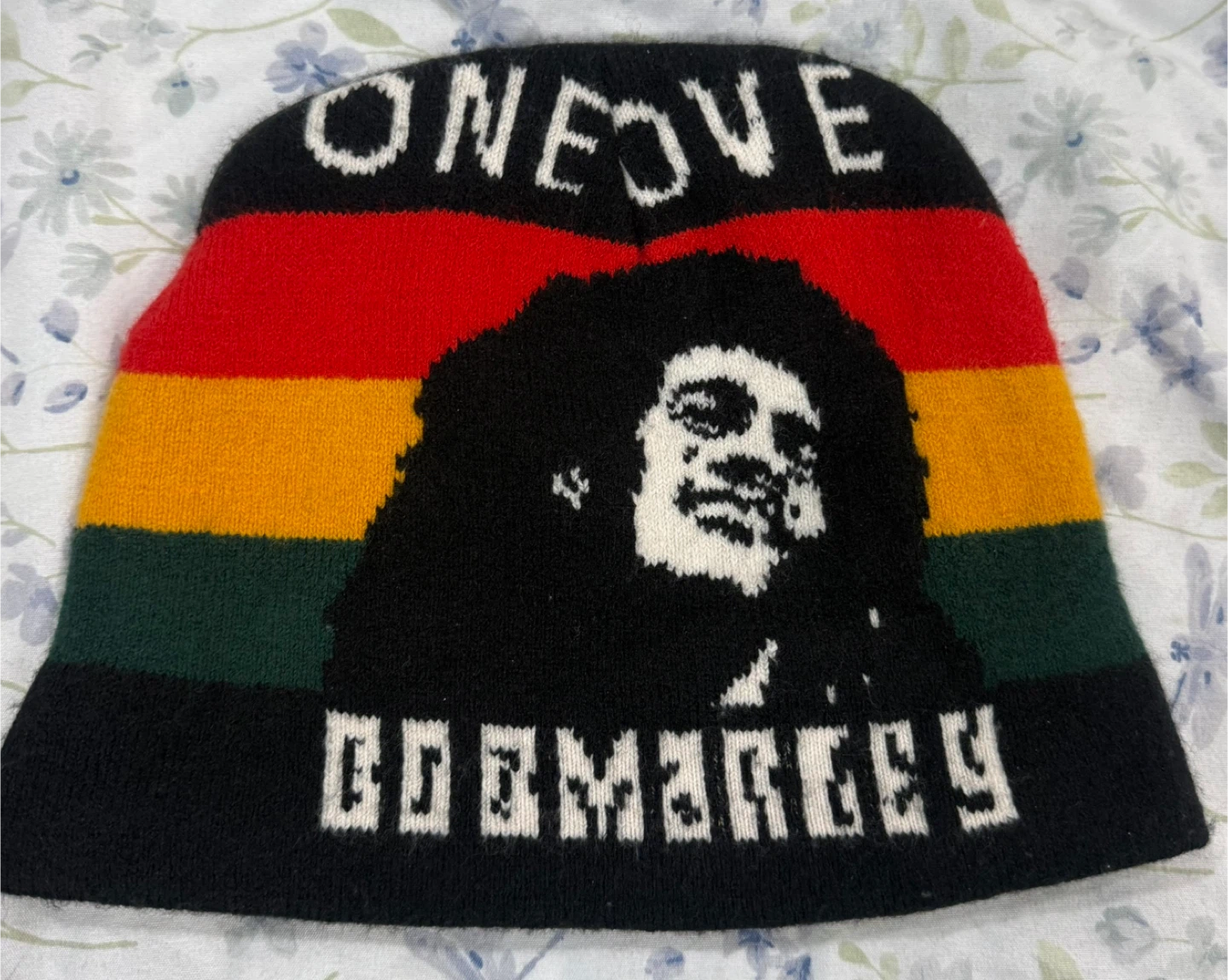 Bob Marley One Love Beanie Hat