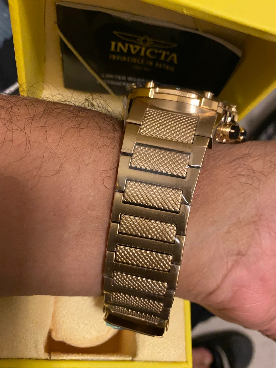 Invicta Gold Tone Chronograph Watch - photo 2