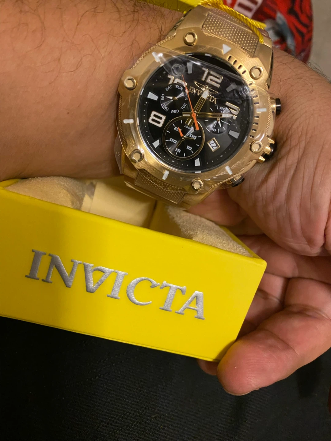 Invicta Gold Tone Chronograph Watch - photo 3