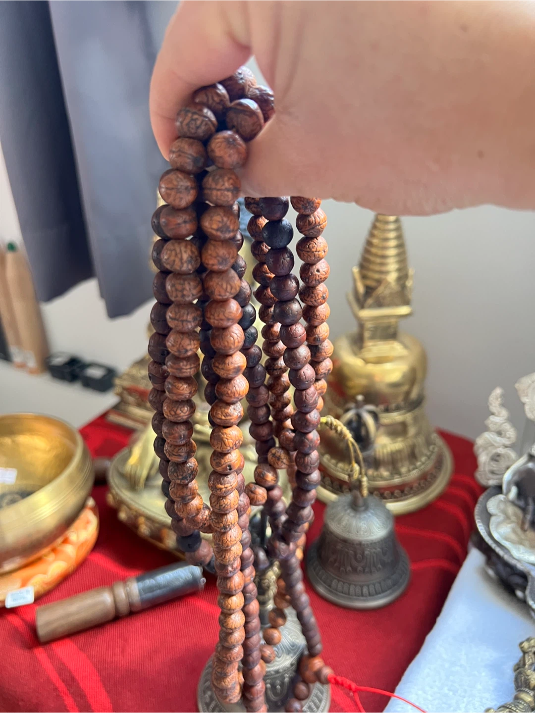 Antique Buddhachitta mala from Nepal