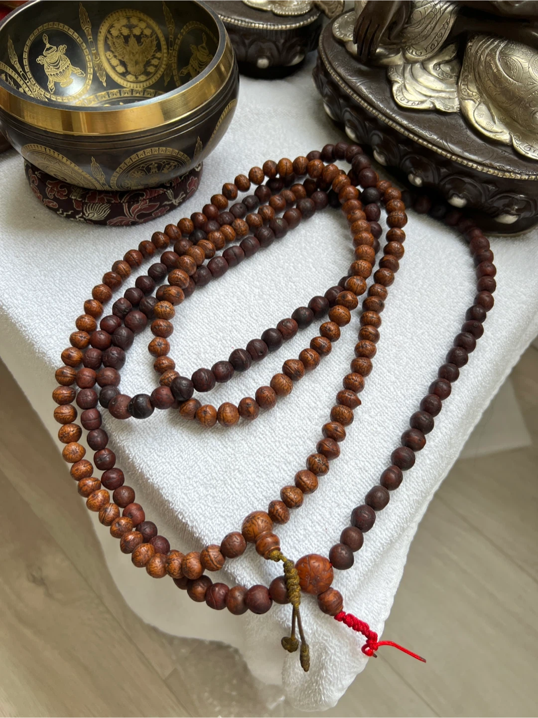 Antique Buddhachitta mala from Nepal - photo 3