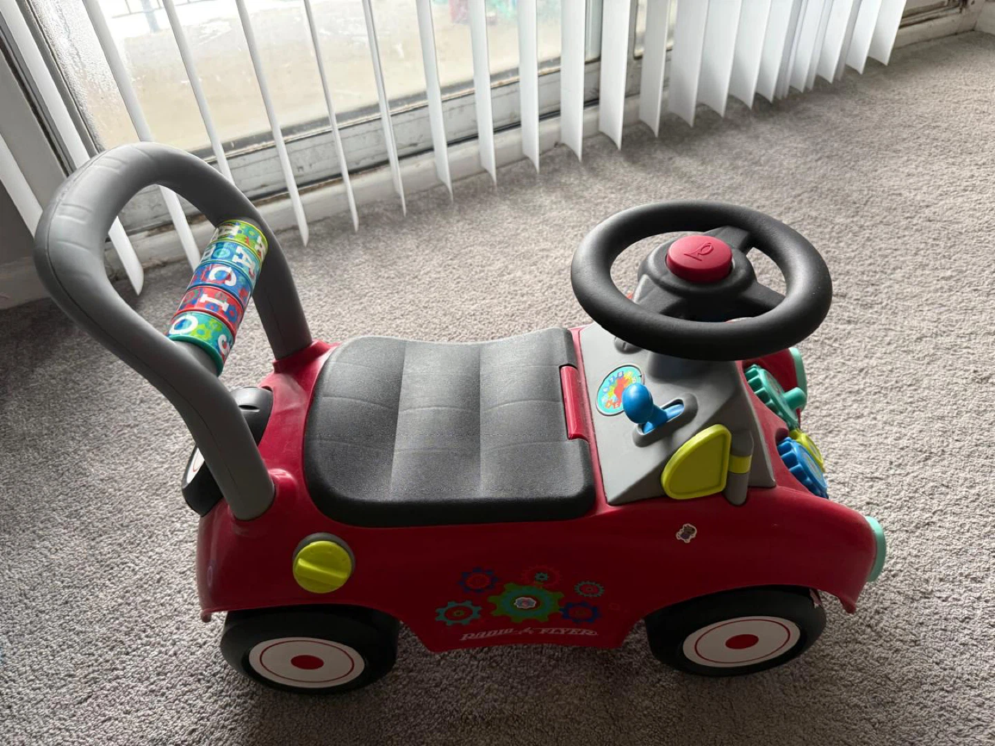 Radio Flyer Push and Ride Crimson Walker Wagon - photo 3