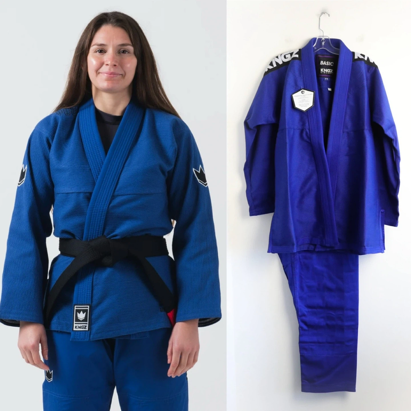 New Women's Jiu Jitsu Gi Kimono Pants 2 pc blue martial arts
