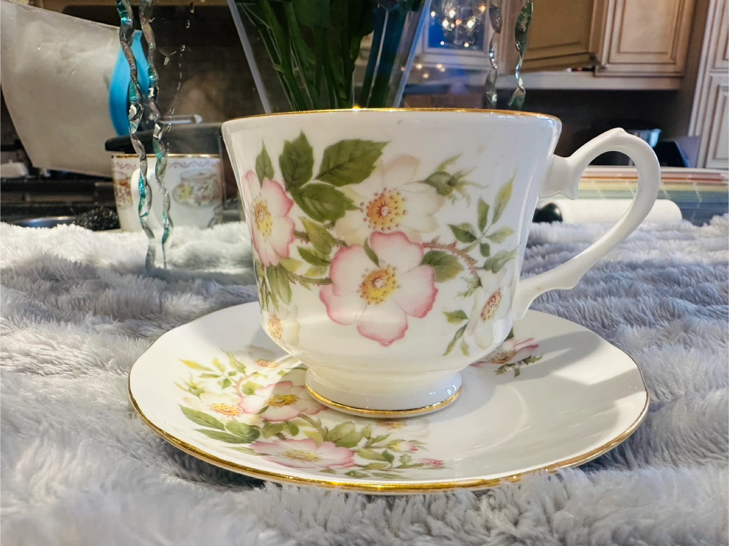 Duchess Bone China Teacup and Saucer Set