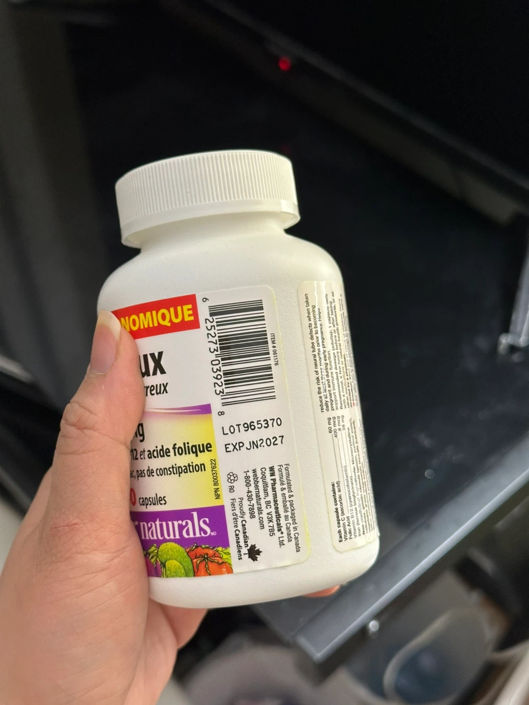 Webber Naturals Gentle Iron with Vitamin C, B12 & Folic Acid - photo 2