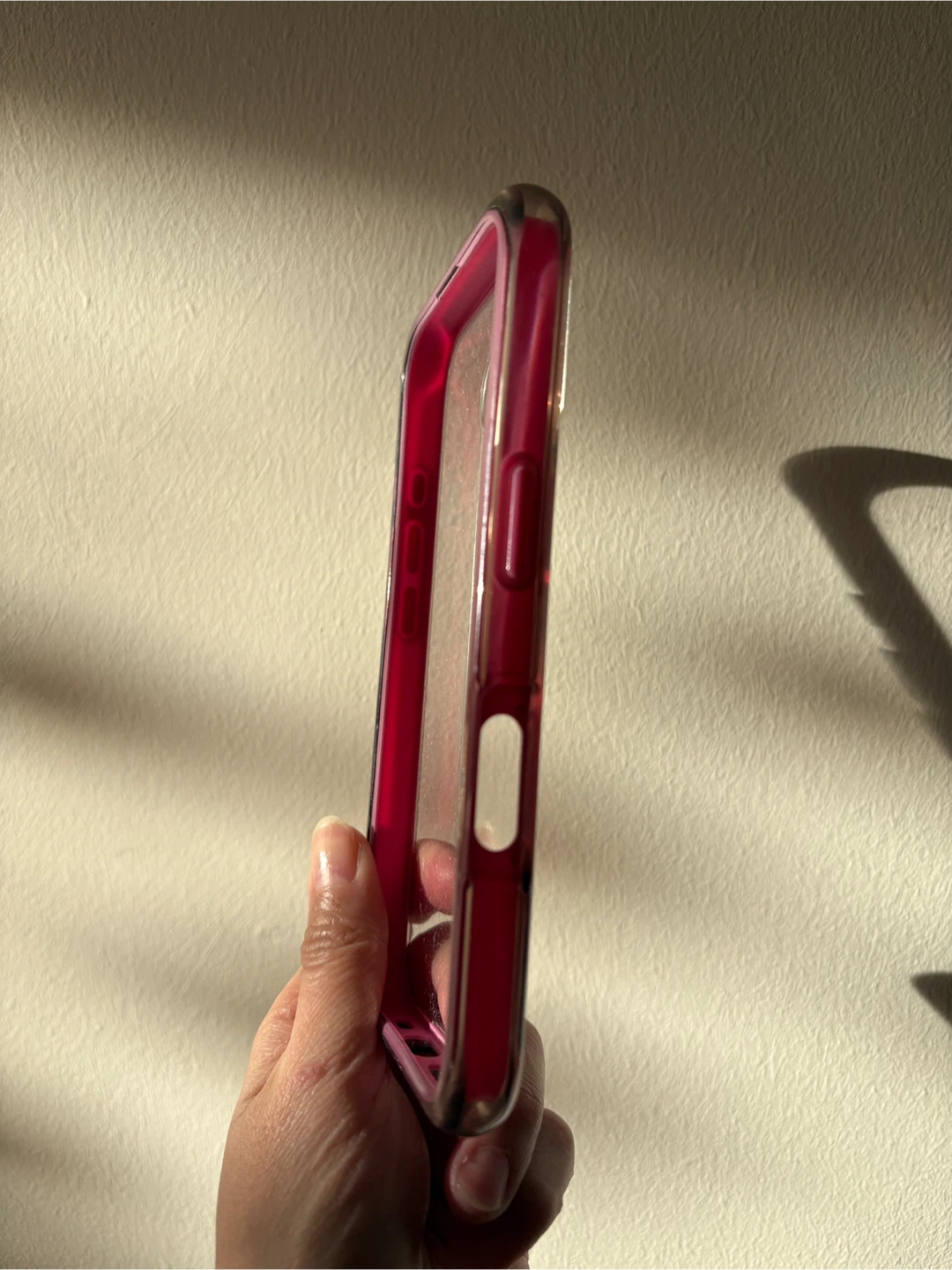 iPhone 16 pink/clear phone case - photo 4