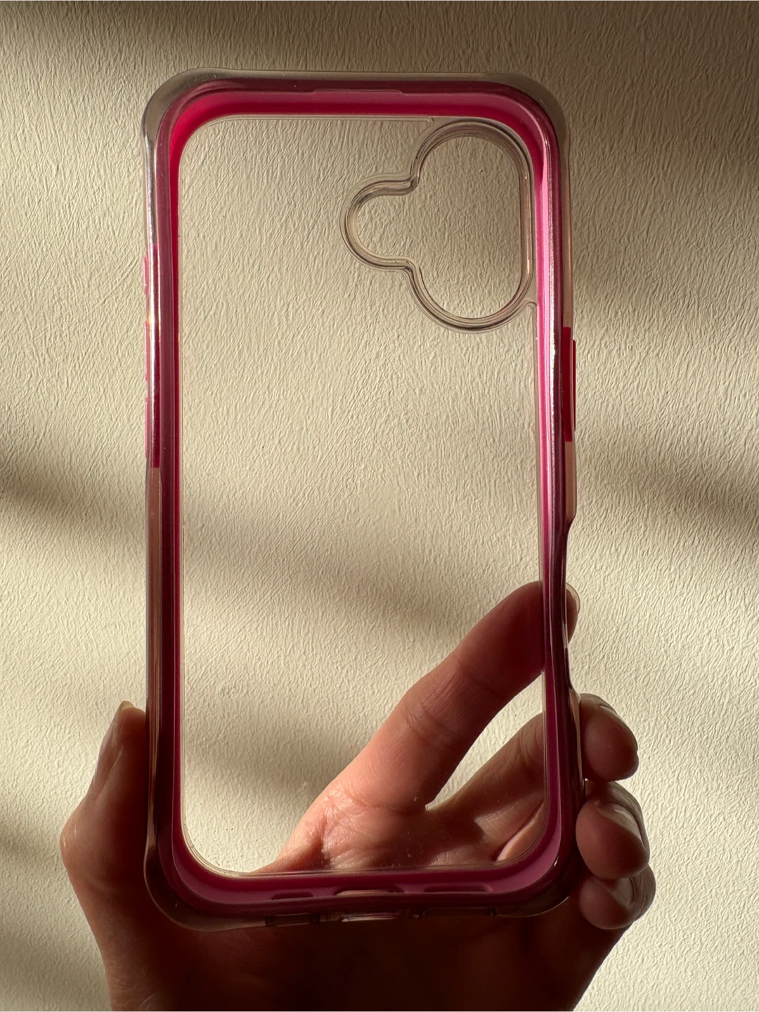 iPhone 16 pink/clear phone case - photo 3