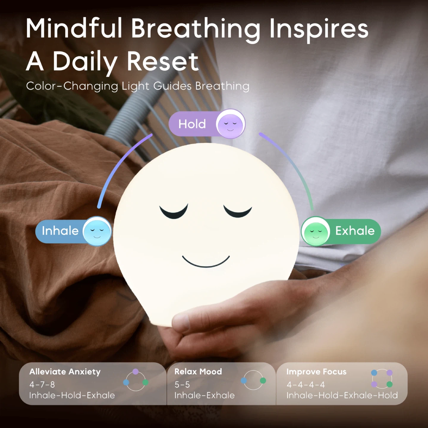 Breathing Pal Color-Changing Light/Night Light