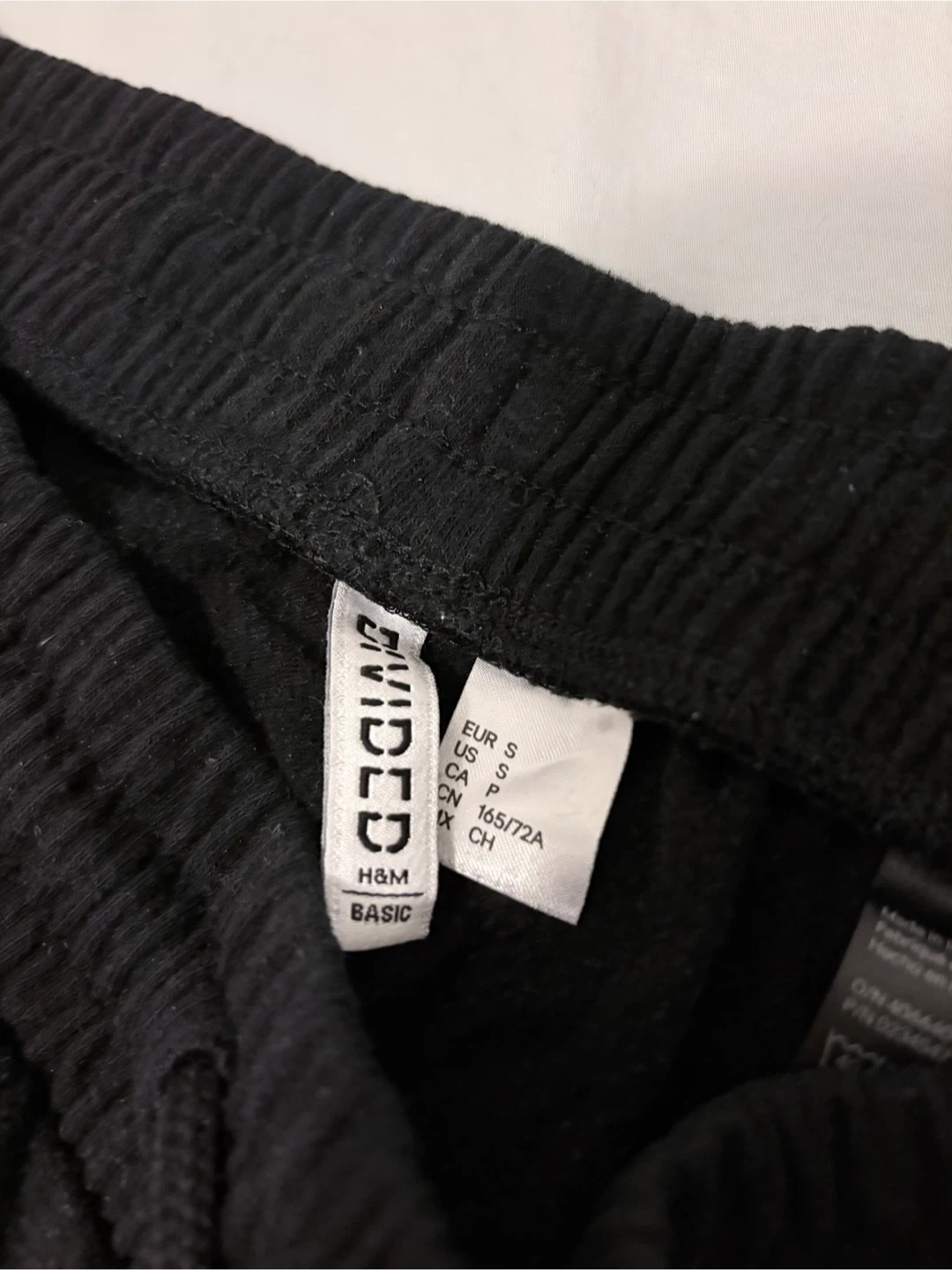 H&M Basic Black Jogger Sweatpants Size S - photo 3