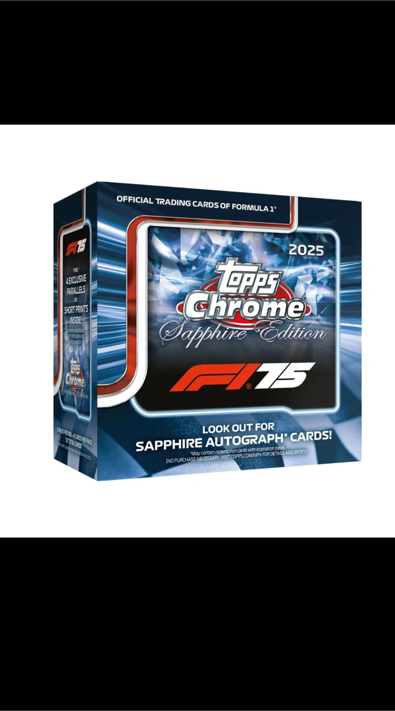 Topps Chrome Sapphire Edition Formula 1 2025 Trading Cards