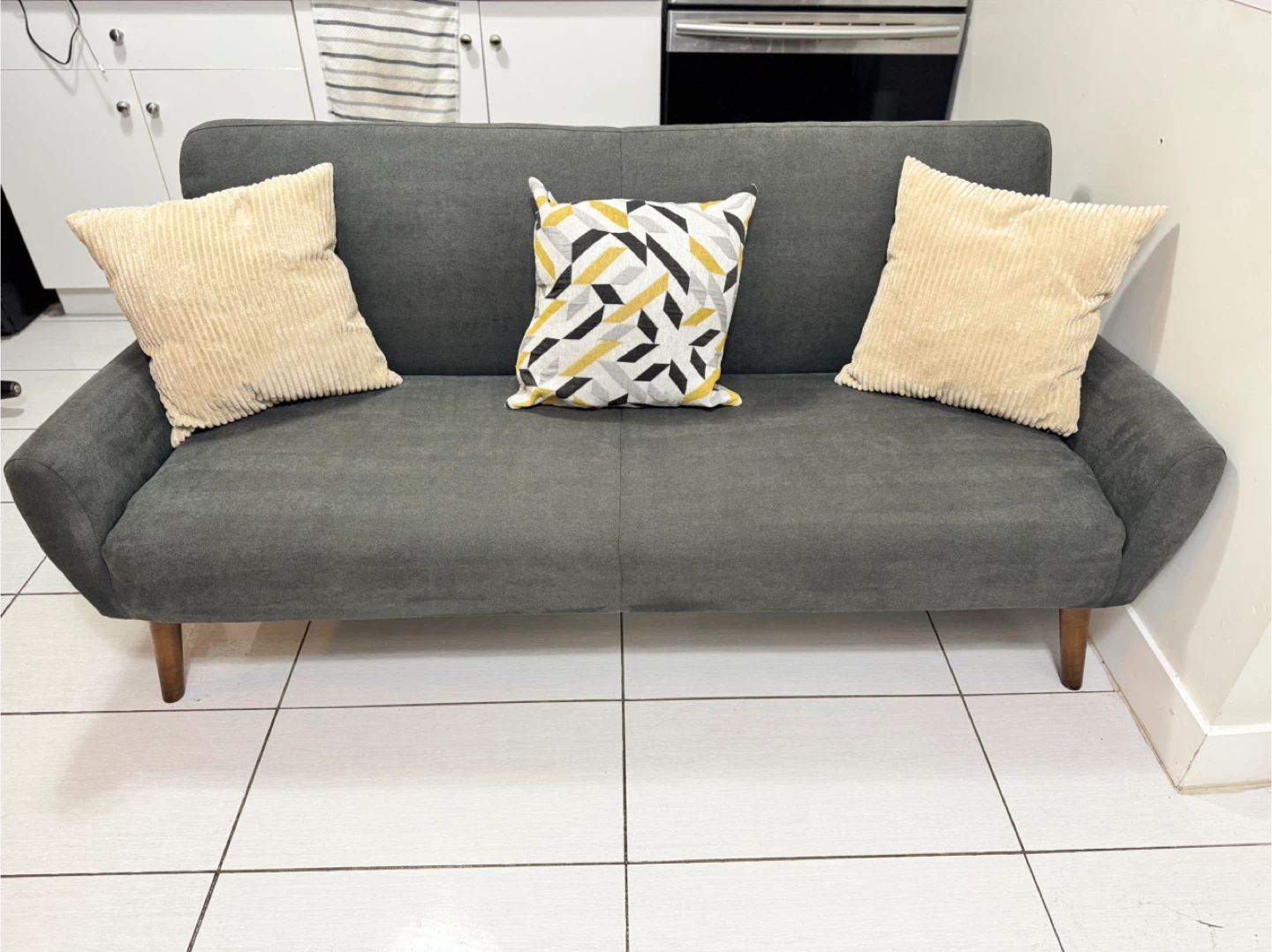 Grey sofa couch - photo 3