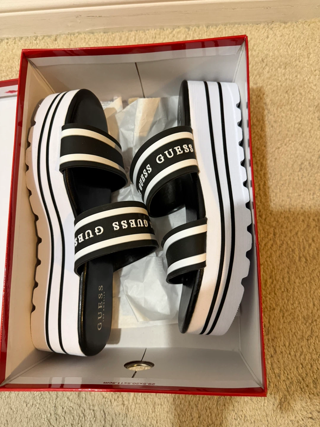 Women Guess Platform Sandals - NEW - photo 2