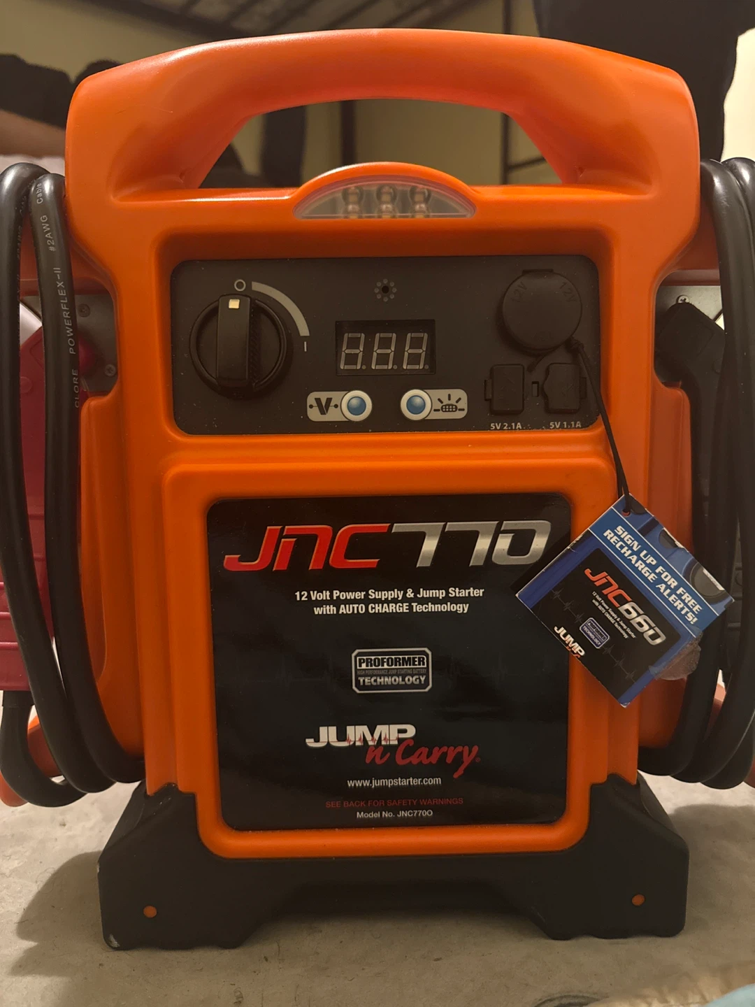 Jump N Carry JNC770 12 Volt Jump Starter