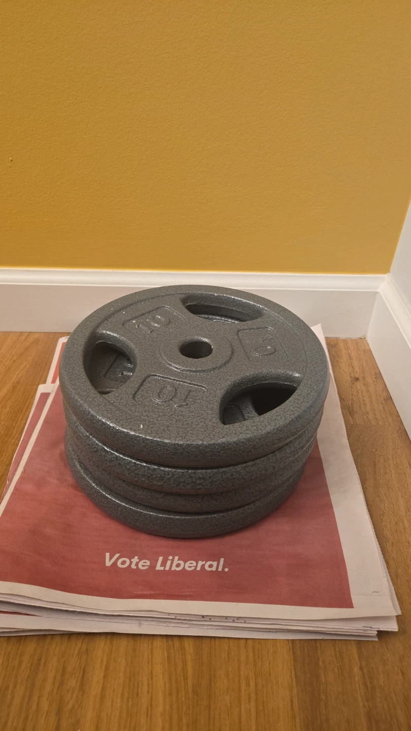 Weight Plates (4 x 10lb)