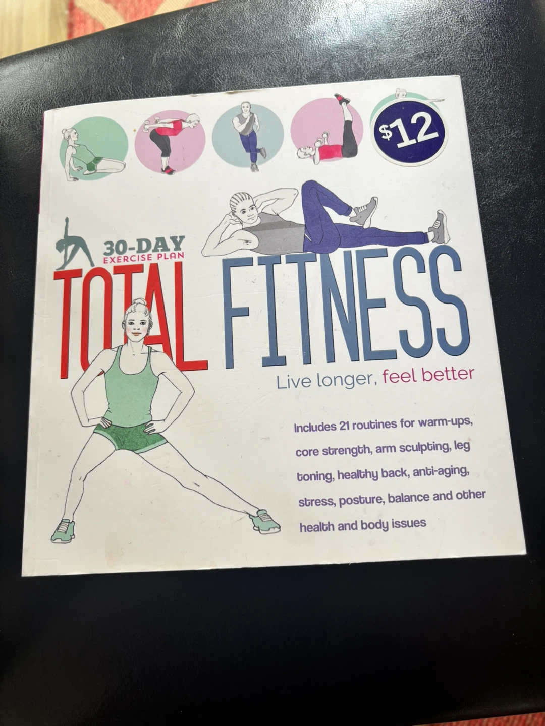 30-Day Total Fitness Exercise Plan Book