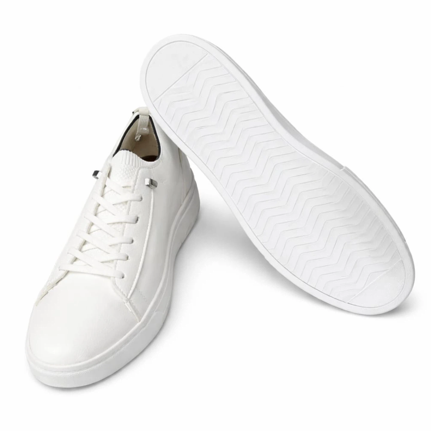 Cavalier White Leather Sneakers - photo 2
