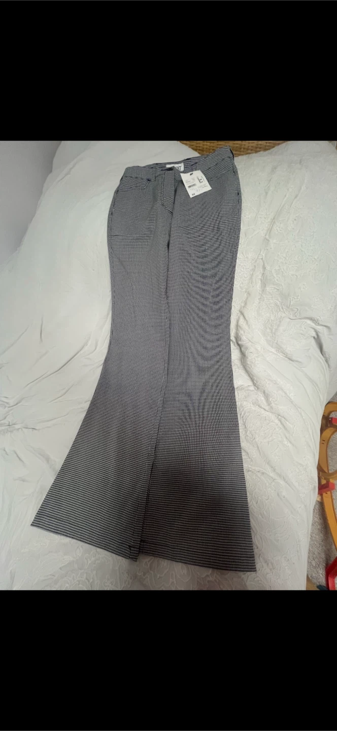 Houndstooth Flare Pants - Size 32 - photo 2