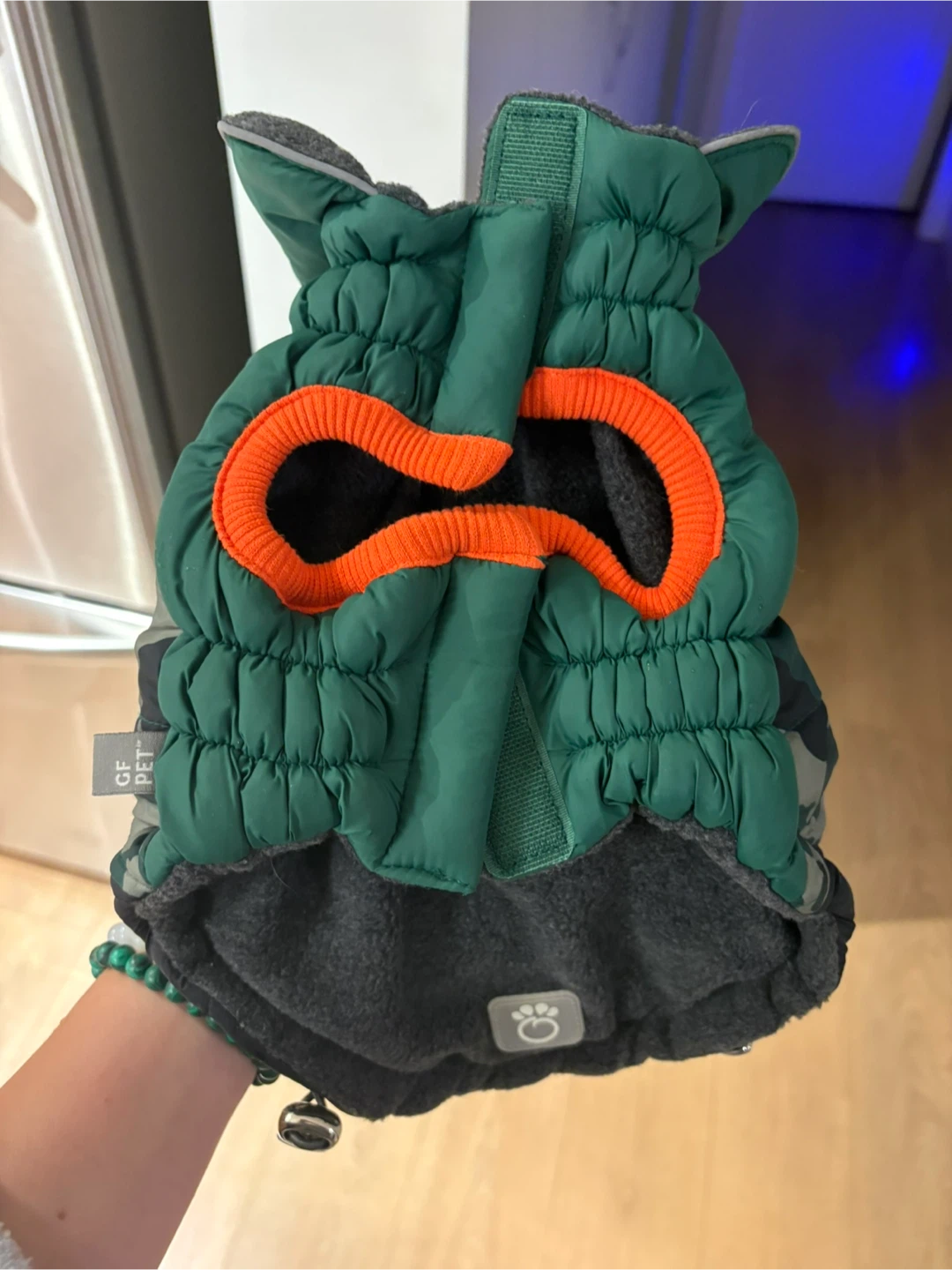 Green Camo Dog Winter Jacket - photo 2