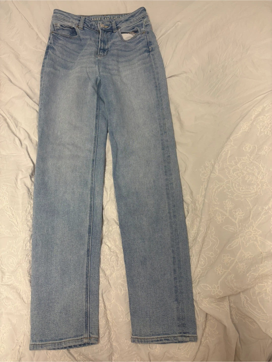 American Eagle Light Wash Straight Leg Jeans - photo 2