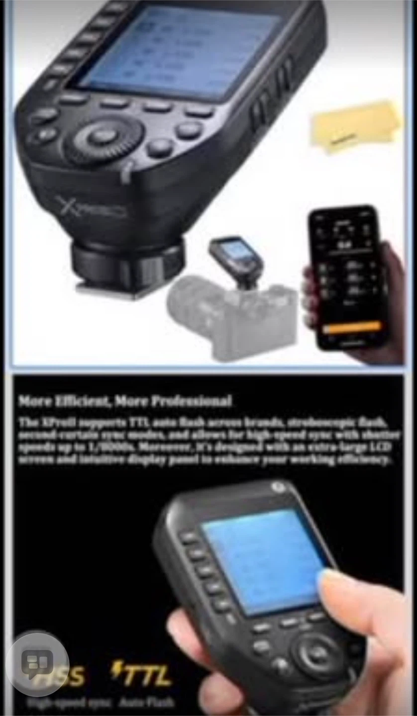 Godox XPro TTL Wireless Flash Trigger - photo 4