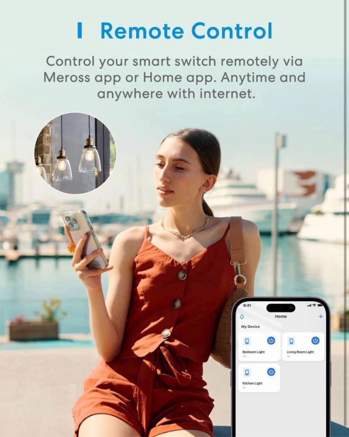 Meross Smart Wi-Fi Wall Switch 4 Pack - photo 3